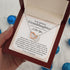 Gift For Granddaughter - Side By Side or Miles Apart - Hearts Necklace
