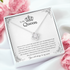 LK-10058 Love Knot Necklace for wife