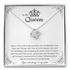 LK-10058 Love Knot Necklace for wife