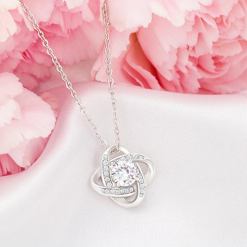 LK-10058 Love Knot Necklace for wife
