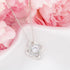 LK-10058 Love Knot Necklace for wife