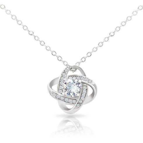LK-10058 Love Knot Necklace for wife